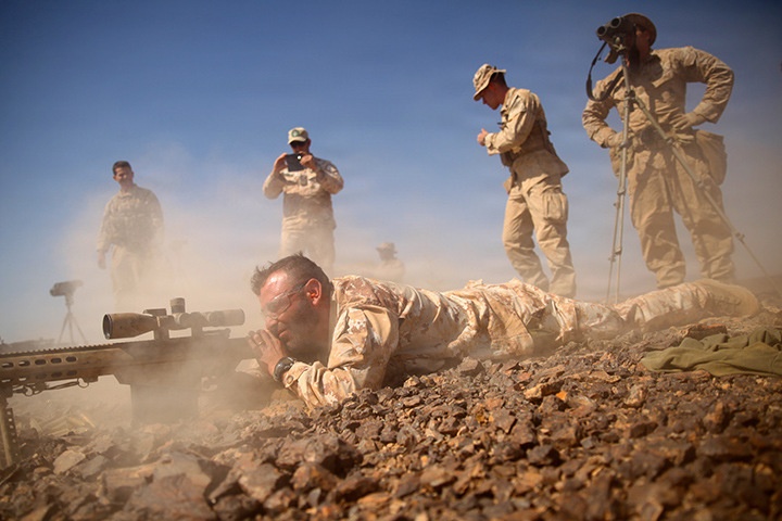 Snipers conduct live-fire exercise during Exercise Eager Lion