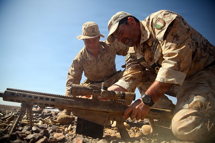 Snipers conduct live-fire exercise during Exercise Eager Lion