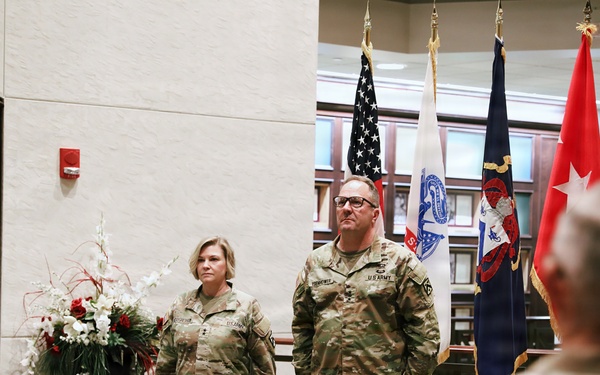 Maj. Gen. Karen Monday-Gresham receives the Legion of Merit