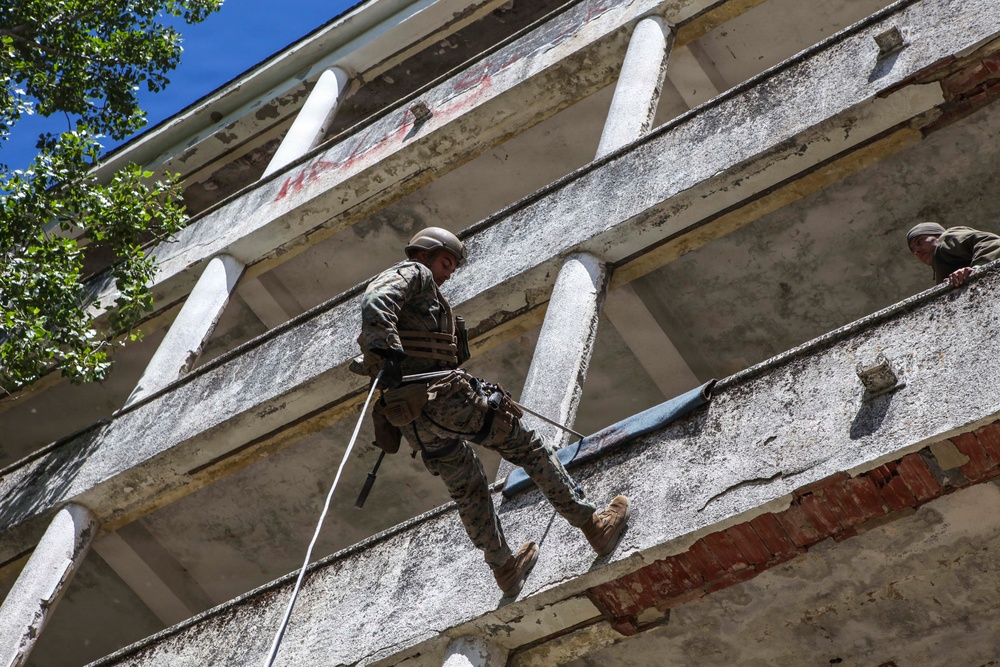 Exercise Long Precision between Spanish, U.S. Marine Snipers