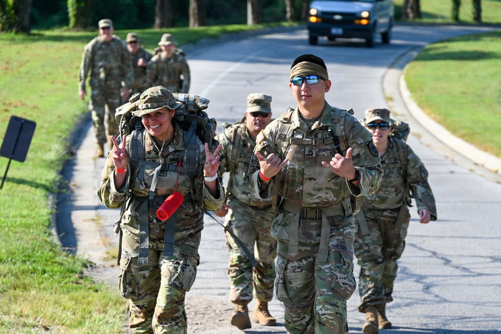 Danish ruck march conducted on Fort Leavenworth