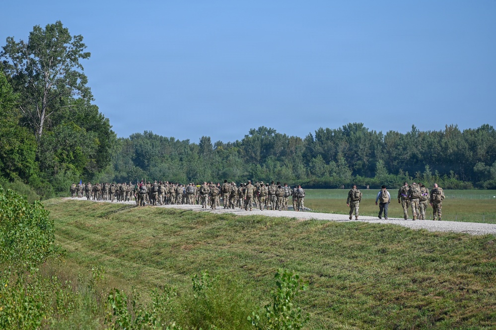 Danish ruck march conducted on Fort Leavenworth