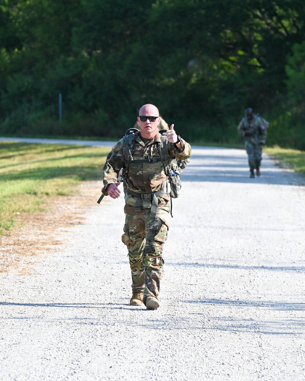 Danish ruck march conducted on Fort Leavenworth