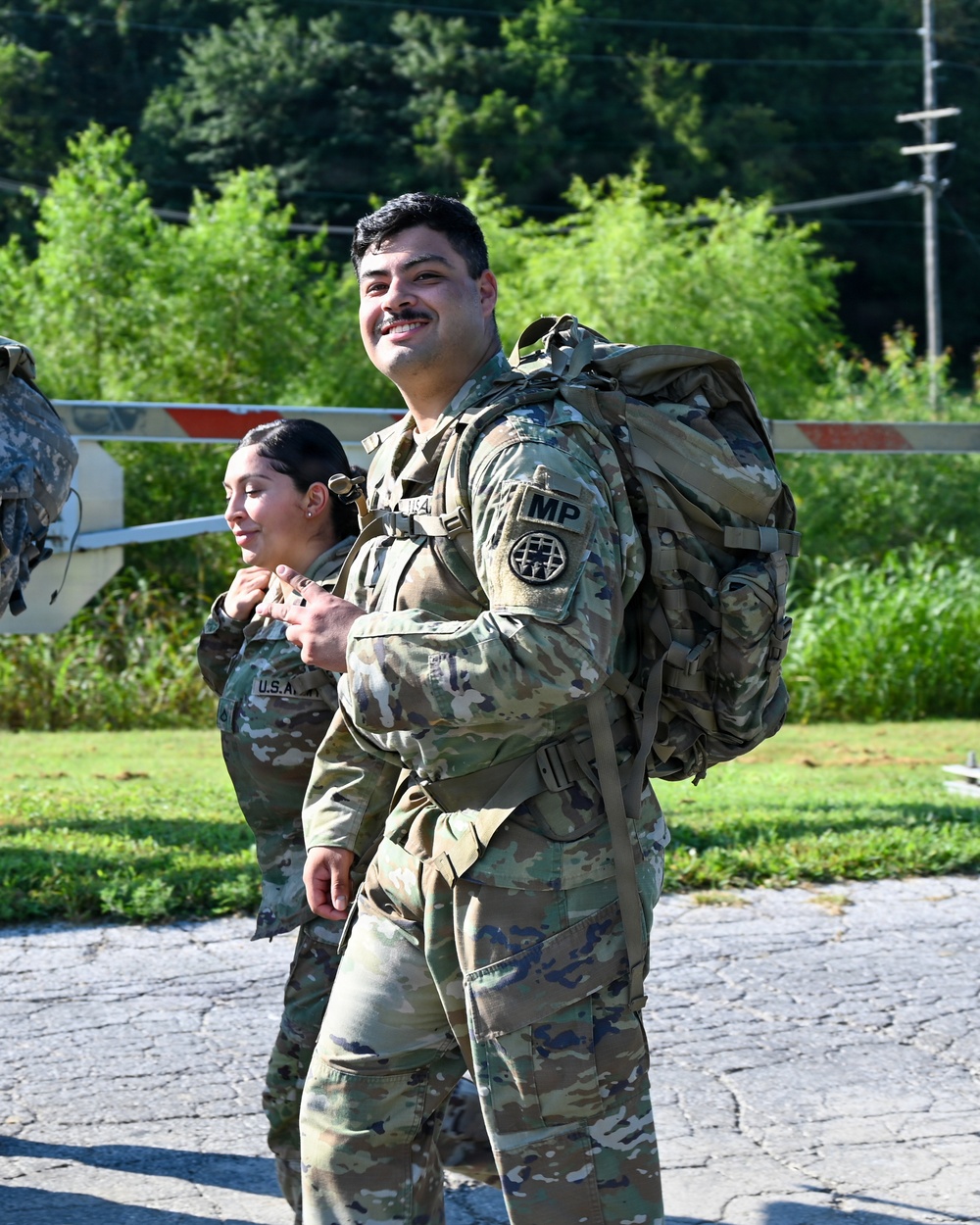 Danish ruck march conducted on Fort Leavenworth