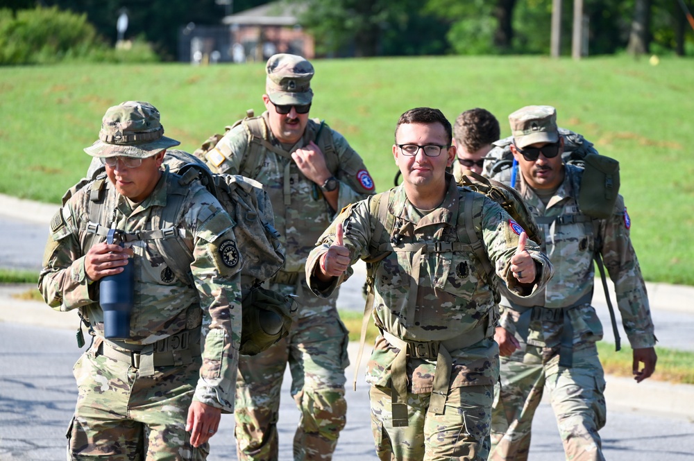 Danish ruck march conducted on Fort Leavenworth