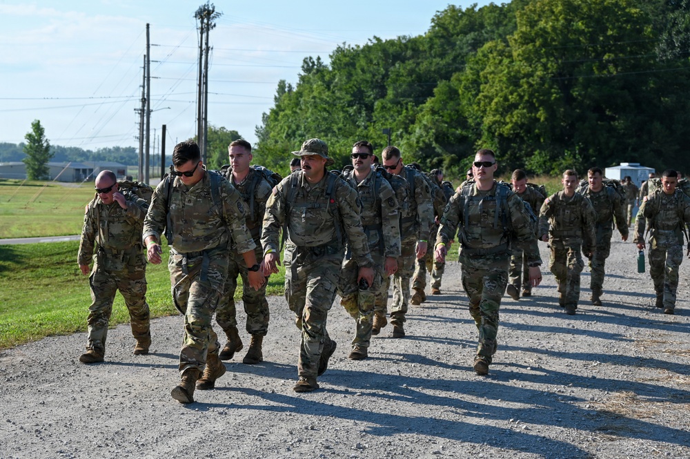 Danish ruck march conducted on Fort Leavenworth