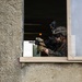 Marines rehearse Military Operations on Urbanized Terrain tactics during an airfield assault and seizure simulation at Marine Corps Outlying Landing Field, Camp Davis, NC, June 9, 2020. The simulation was a part of a Marine Corps Air-Ground Task Force exe
