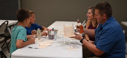 USO celebrates "Father's Day" with birdhouse event