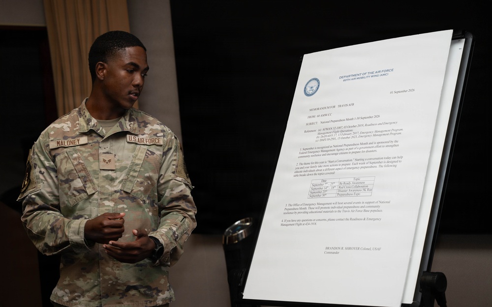 Travis AFB Kicks Off National Preparedness Month
