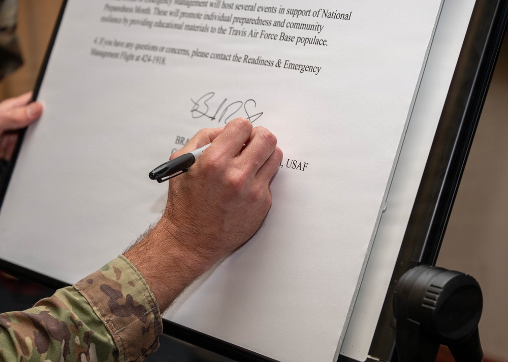 Travis AFB Kicks Off National Preparedness Month