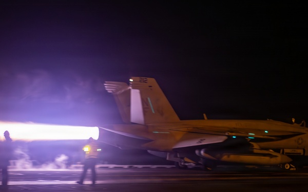 George Washington Conducts Flight Operations