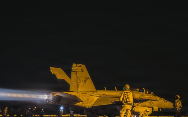 George Washington Conducts Flight Operations