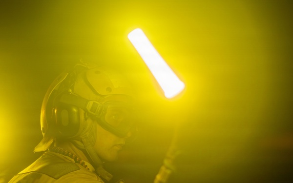 George Washington Conducts Flight Operations