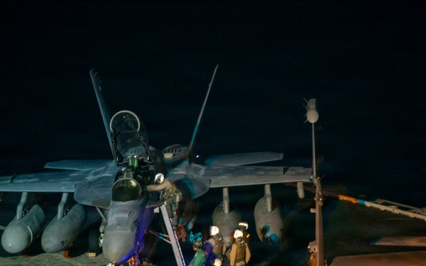George Washington Conducts Flight Operations