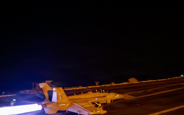 George Washington Conducts Flight Operations