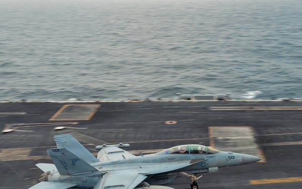 George Washington Conducts Flight Operations