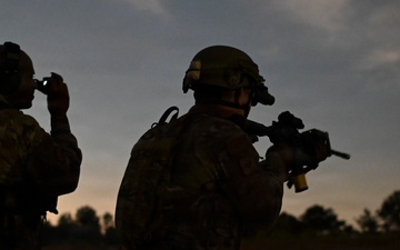 421st Combat Training Squadron Conducts Night Fire Training with Contingency Response Students