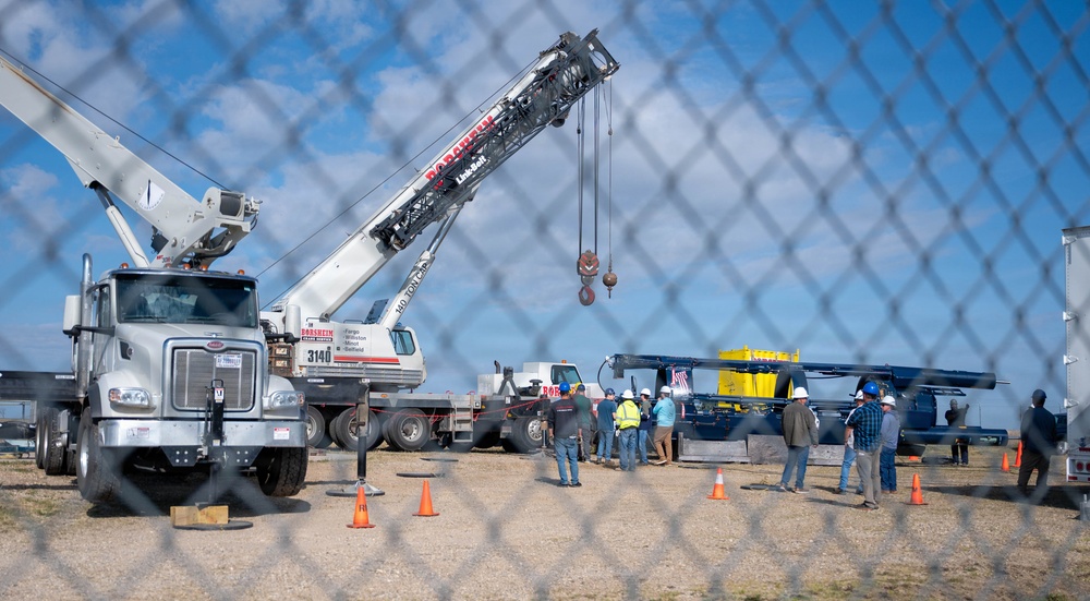 583rd Missile Maintenance Squadron refurbishes Minot AFB missile suspension system