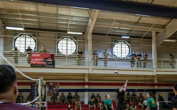 Cav Week 105 volleyball tournament