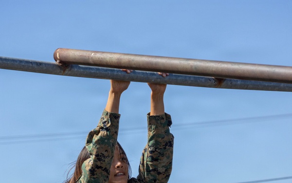 Marines Obstacle Course Physical Training aboard Marine Corps Logistics Base Barstow, California September 3.