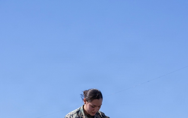 Marines Obstacle Course Physical Training aboard Marine Corps Logistics Base Barstow, California September 3.