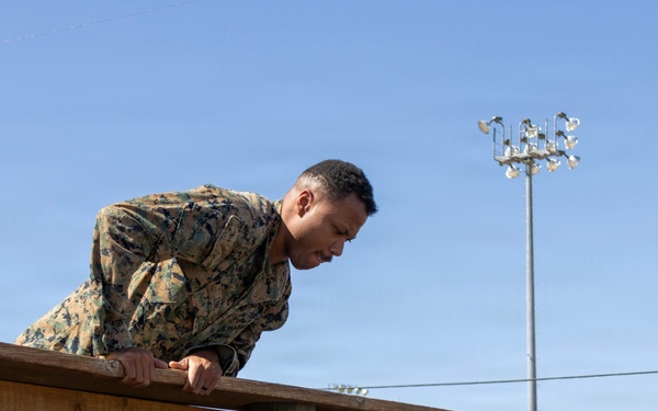 Marines Obstacle Course Physical Training aboard Marine Corps Logistics Base Barstow, California September 3.