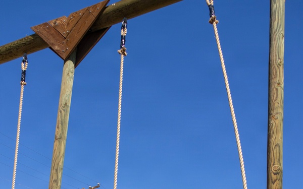 Marines Obstacle Course Physical Training aboard Marine Corps Logistics Base Barstow, California September 3.