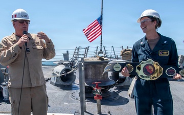 USS Halsey Receives 8101 Award