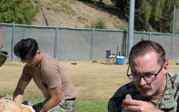 Sailors and Airmen Participate in TCCC at NMCSD