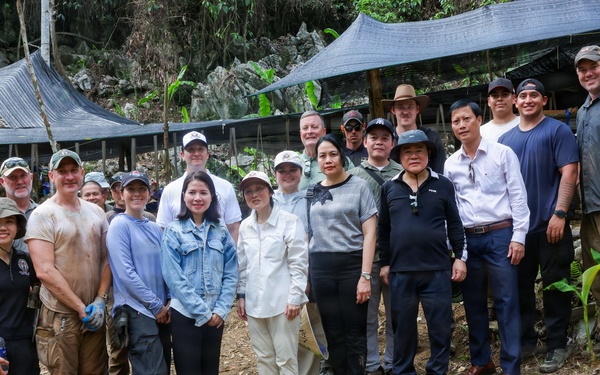 Ambassador Wicks Makes First Official Visit to DPAA Recovery Site in Vietnam