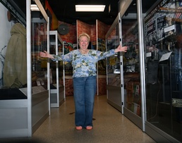 Roxanne Merritt, director of the John F. Kennedy Special Warfare Museum