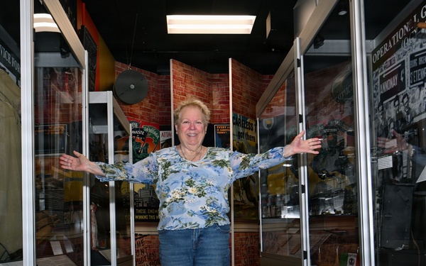 Roxanne Merritt, director of the John F. Kennedy Special Warfare Museum