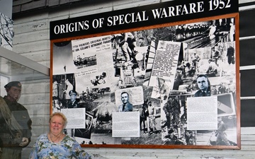 Roxanne Merritt, director of the John F. Kennedy Special Warfare Museum