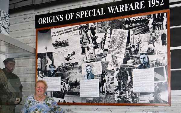 Roxanne Merritt, director of the John F. Kennedy Special Warfare Museum