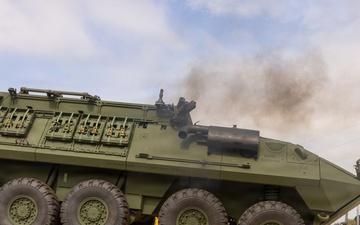 Marines with 4th Light Armored Reconnaissance Battalion Unload Light Armored Vehicles