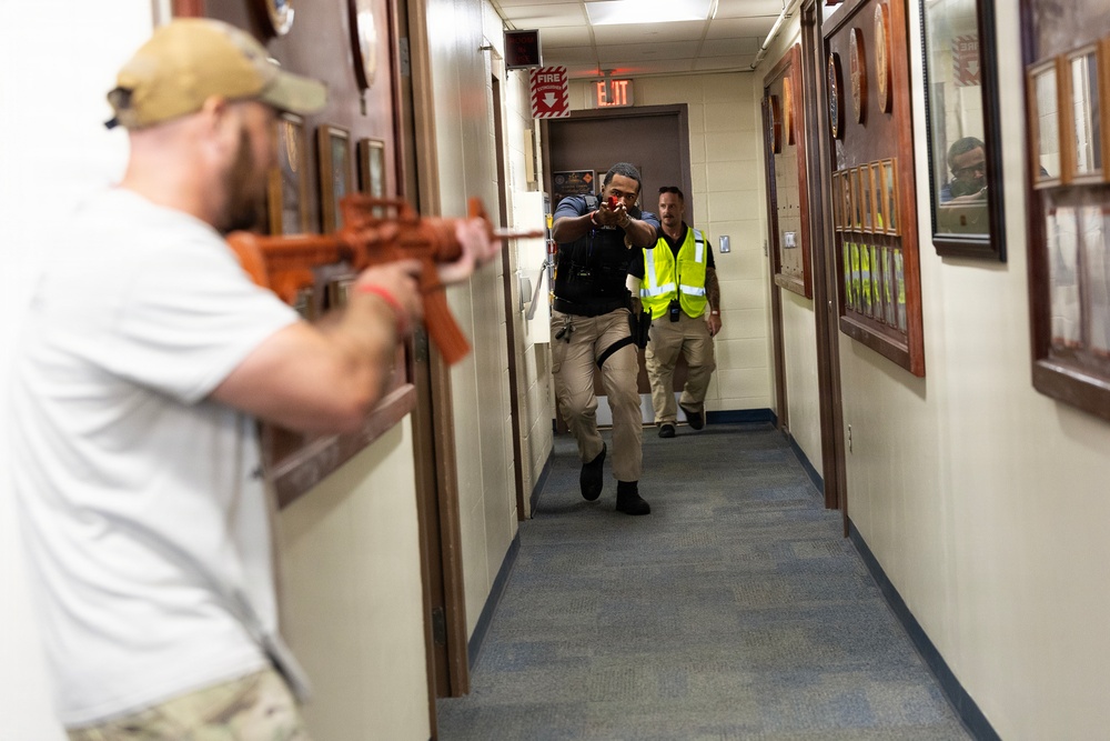 Simulated attack tests partnerships protecting Marine Corps logistics hub