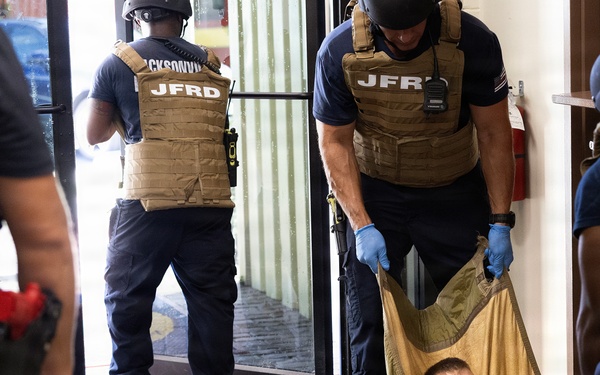 Simulated attack tests partnerships protecting Marine Corps logistics hub