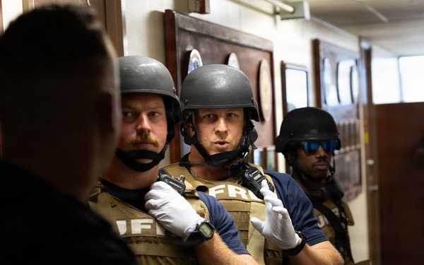 Simulated attack tests partnerships protecting Marine Corps logistics hub