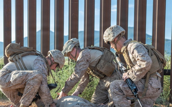 JTF-SB service members receive casualty evacuation training