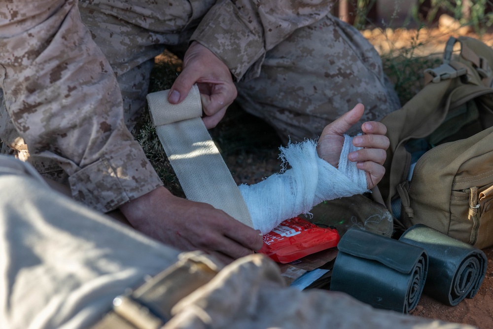 JTF-SB service members receive casualty evacuation training