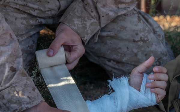 JTF-SB service members receive casualty evacuation training