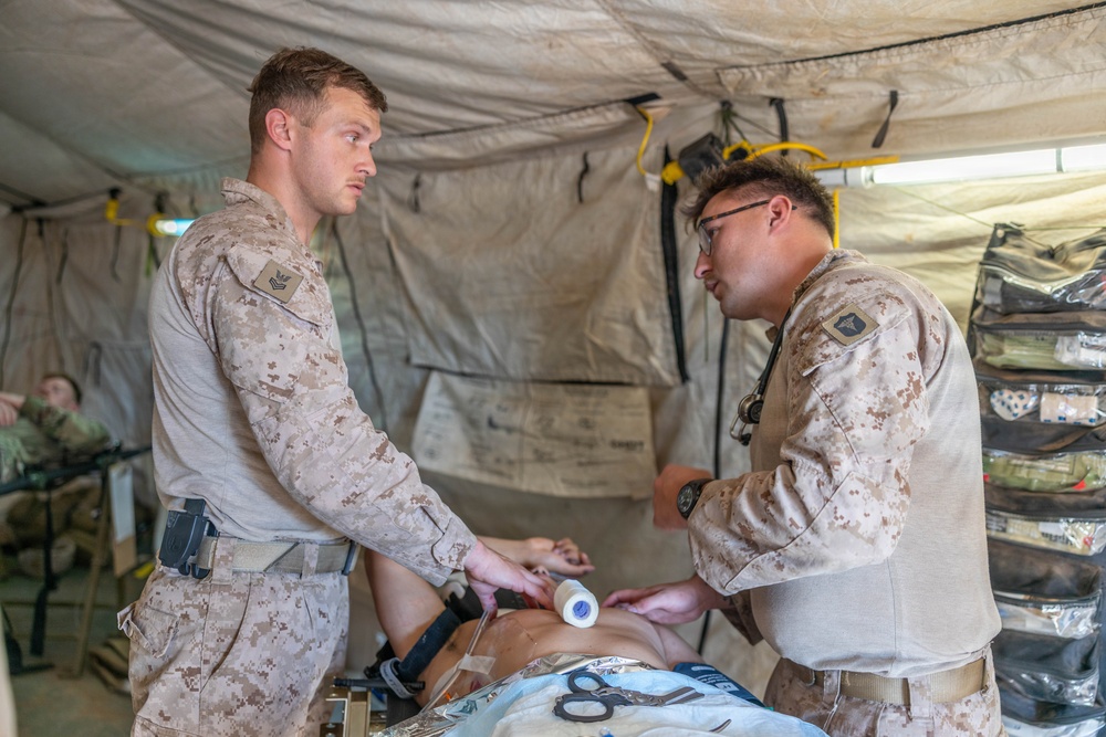 JTF-SB service members receive casualty evacuation training