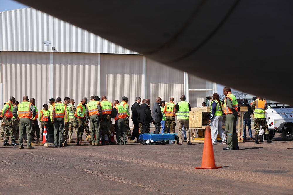 United States hands over critical C-130 parts to Botswana Defense Force (BDF)