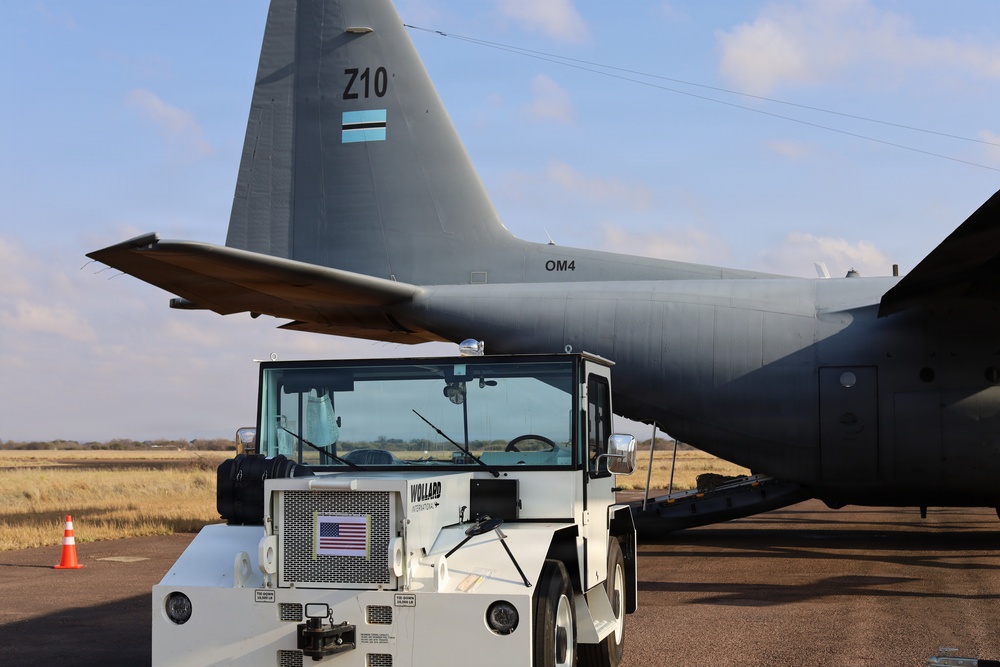 United States hands over critical C-130 parts to Botswana Defense Force (BDF)