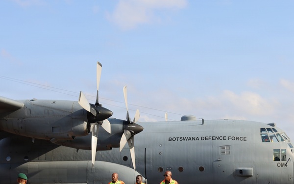 United States hands over critical C-130 parts to Botswana Defense Force (BDF)