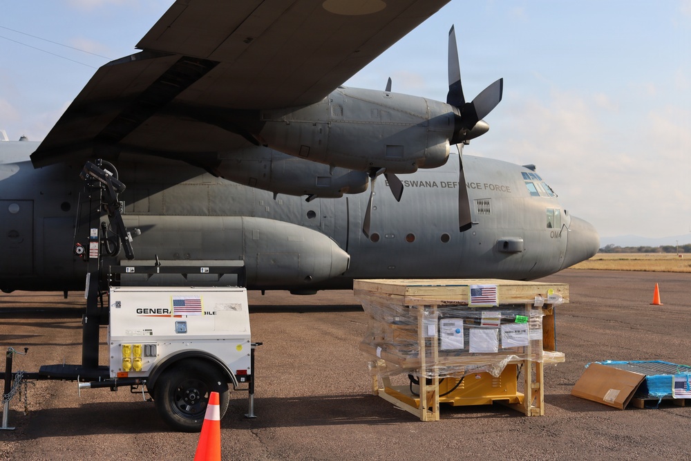 United States hands over critical C-130 parts to Botswana Defense Force (BDF)