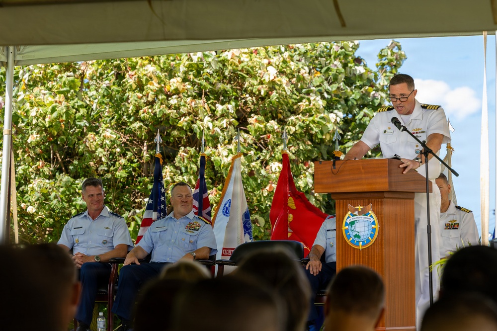 Rear Adm. Golightly, U.S. Coast Guard Assumes Command of Joint Interagency Task Force West