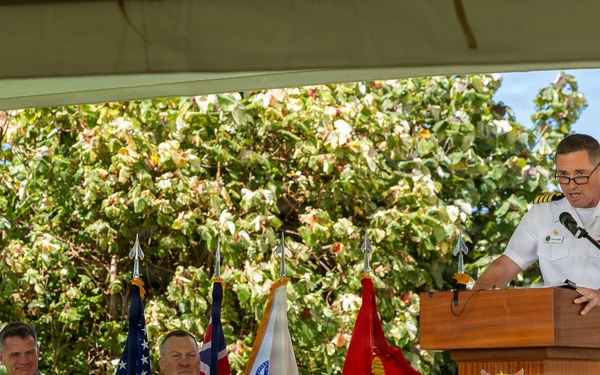 Rear Adm. Golightly, U.S. Coast Guard Assumes Command of Joint Interagency Task Force West