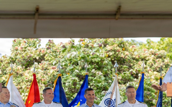 Rear Adm. Golightly, U.S. Coast Guard Assumes Command of Joint Interagency Task Force West