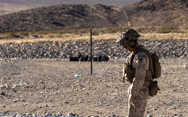 U.S. Marines with Golf Co., 2nd Bn., 1st Marines hold urban platoon assaults